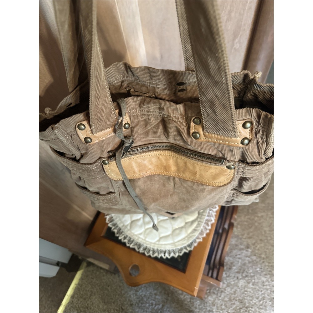 Vintage Corduroy Brown Gap Large Hobo Computer Messenger Bag - Picture 13 of 13